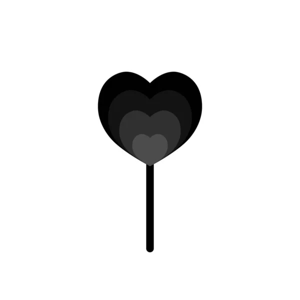 Икона Сердца Иконка Знака Любви — стоковый вектор