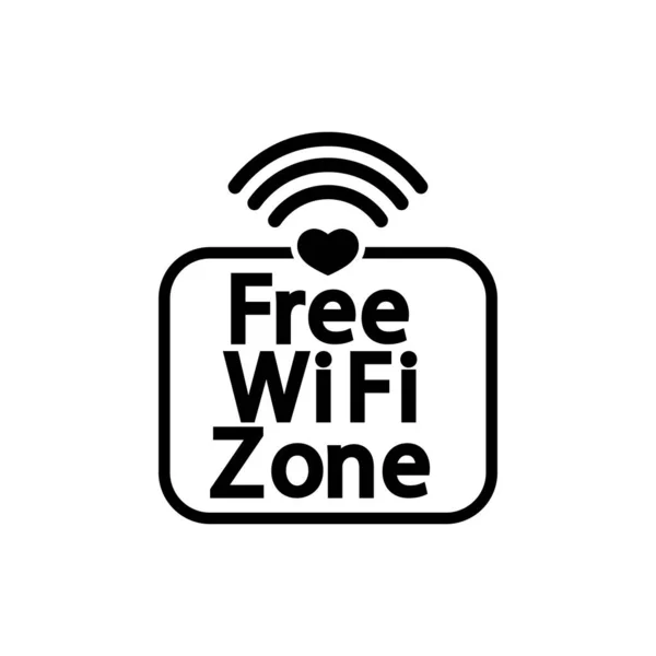 Icône Zone Wifi Style Simple — Image vectorielle