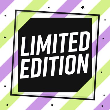 sınırlı baskı, anlaşma posteri, vektör illüstrasyonu