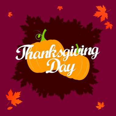 Şükran Günü 'nüz kutlu olsun. Bayrağı hindi ve sonbahar yapraklarıyla selamlıyoruz.