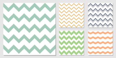 Renkli geometrik desenlerin vektör çizimi. Çizgili ve çizgili soyut arkaplanlar.