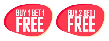 İndirim pankartlarını, tasarım şablonlarını, indirim etiketlerini, vektör illüstrasyonunu ayarla