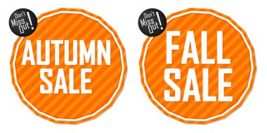 İndirim pankartlarını, tasarım şablonlarını, indirim etiketlerini, vektör illüstrasyonunu ayarla