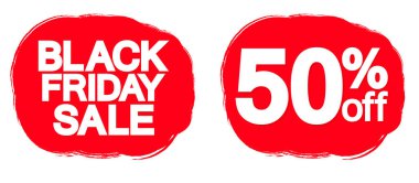 İndirim pankartlarını, tasarım şablonlarını, indirim etiketlerini, vektör illüstrasyonunu ayarla