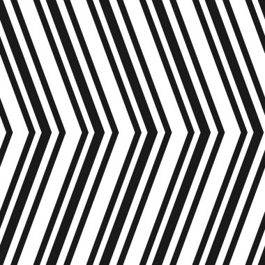 Siyah ve beyaz geometrik kusursuz desen. vektör illüstrasyonu.