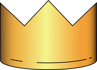 taç altın vektör illüstrasyonu