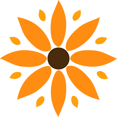 Bir çiçeğin vektör illüstrasyonu