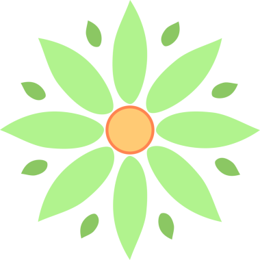 Bir çiçeğin vektör illüstrasyonu