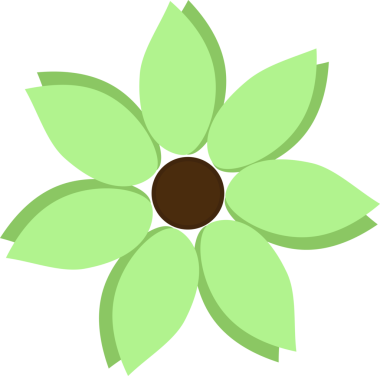 çiçek simgesi vektör illüstrasyonu