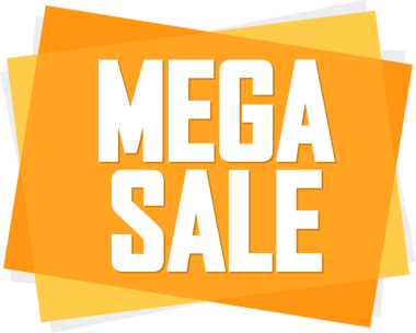 Satış afişi, şeffaf arkaplanda indirim etiketi, PNG 