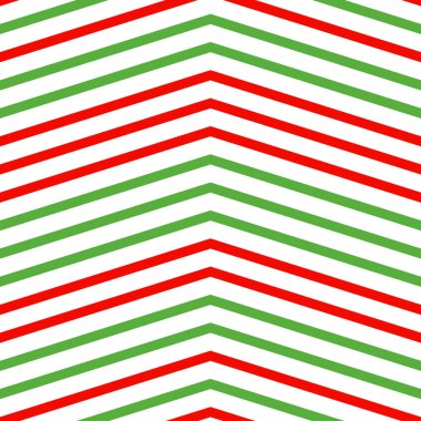 Geometrik, noel renkleriyle kusursuz desen. Vektör illüstrasyonu.