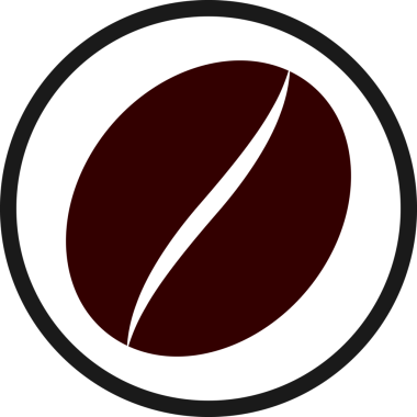 Kahve çekirdeği ikonu, şeffaf arkaplanda bir sembol. PNG illüstrasyonu