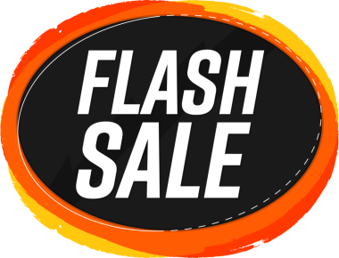 Satış afişi, şeffaf arkaplanda indirim etiketi, PNG 