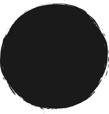 Grunge fırça dokusu, daire izole edilmiş parmak izi, şeffaf arkaplan, PNG illüstrasyonu