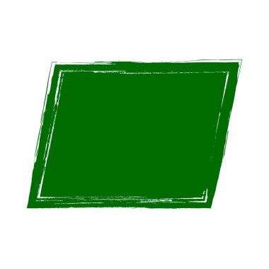 yeşil grunge çerçeve, vektör illüstrasyonu