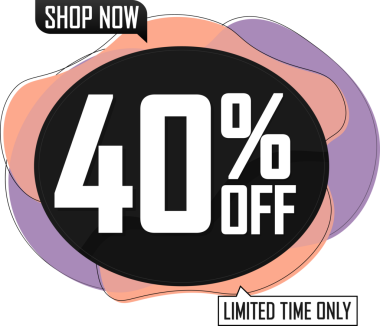 % 40 indirim, şeffaf arka planda indirim. PNG