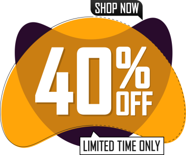 % 40 indirim, şeffaf arka planda indirim. PNG