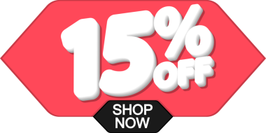 % 15 indirimli pankart, şeffaf arka planda indirim etiketi, PNG 