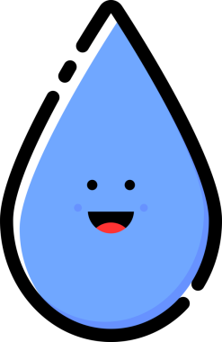 Su bırakma simgesi, şeffaf arkaplan, PNG illüstrasyonu