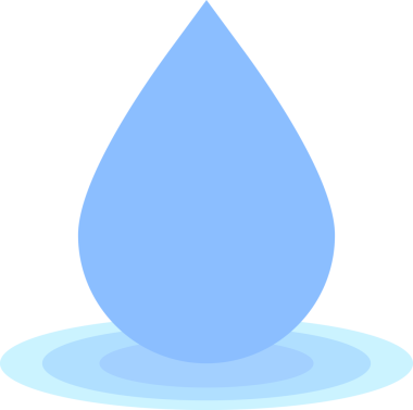 Su bırakma simgesi, şeffaf arkaplan, PNG illüstrasyonu