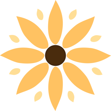 Şeffaf arkaplanda çiçek simgesi, PNG illüstrasyonu