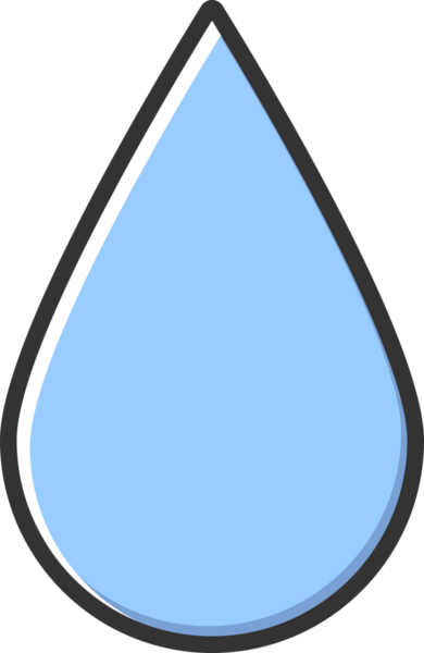 Su bırakma simgesi, şeffaf arkaplan, PNG illüstrasyonu