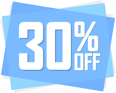 % 30 indirim, şeffaf arka planda indirim. PNG