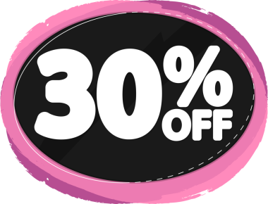 % 30 indirim, şeffaf arka planda indirim. PNG