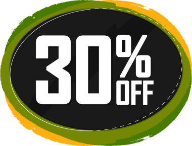 % 30 indirim, şeffaf arka planda indirim. PNG