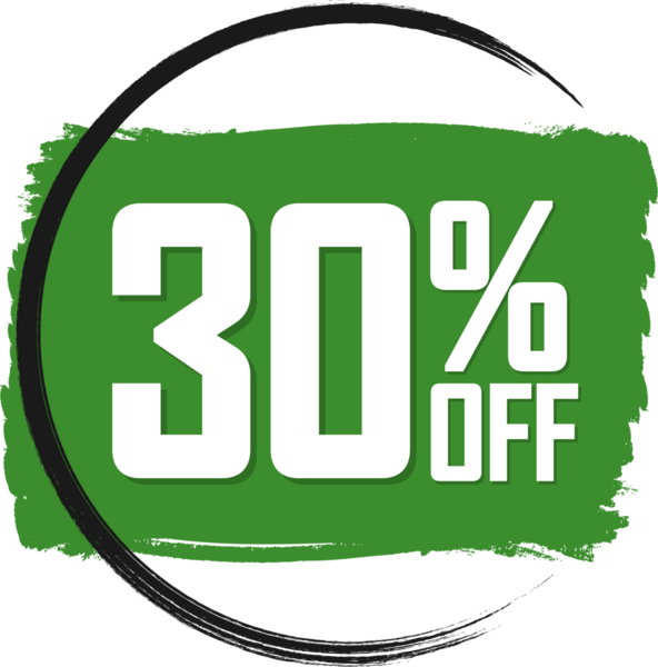 % 30 indirimli pankart, şeffaf arka planda indirim etiketi, PNG 