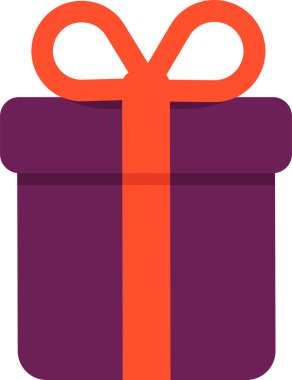 Hediye kutusu. Basit resimleme