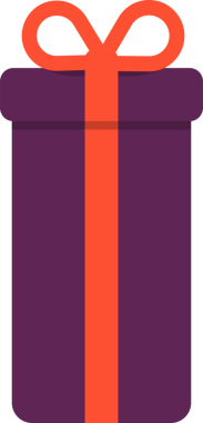 Hediye kutusu ikonu, Noel hediyesi, Noel sembolü. png