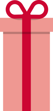 Hediye kutusu ikonu, Noel hediyesi, Noel sembolü. png