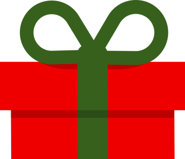 Hediye kutusu ikonu, Noel hediyesi, Noel sembolü. png