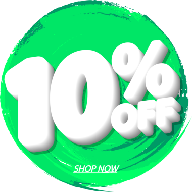 % 10 indirimli pankart, şeffaf arka planda indirim etiketi, PNG 