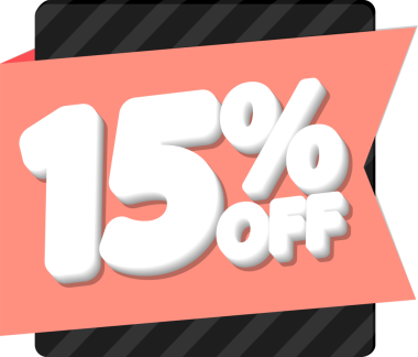 İndirim 15, indirim etiketi ve rozet. PNG