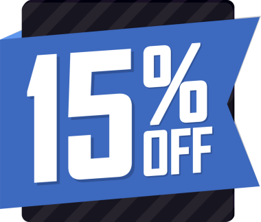 İndirim 15, indirim etiketi ve rozet. PNG