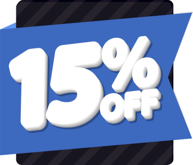 İndirim 15, indirim etiketi ve rozet. PNG