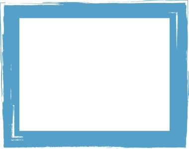 El çizimi fırça darbesi çerçevesi