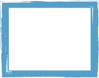 El çizimi fırça darbesi çerçevesi