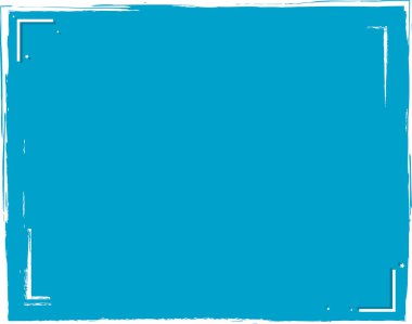 El çizimi fırça darbesi çerçevesi