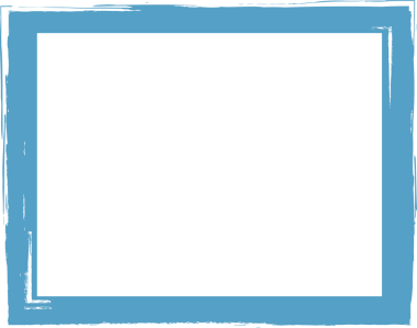 Saydam arkaplanda izole edilmiş metin için alanı olan Grunge fırça çerçevesi, PNG illüstrasyonu