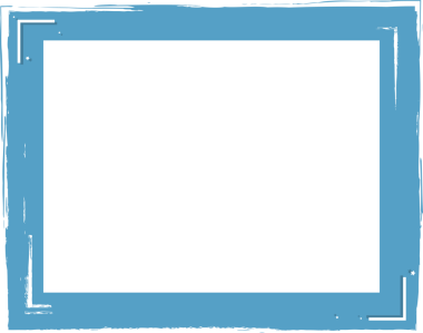 Saydam arkaplanda izole edilmiş metin için alanı olan Grunge fırça çerçevesi, PNG illüstrasyonu