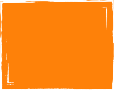 Saydam arkaplanda izole edilmiş metin için alanı olan Grunge fırça çerçevesi, PNG illüstrasyonu