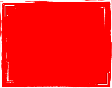 Saydam arkaplanda izole edilmiş metin için alanı olan Grunge fırça çerçevesi, PNG illüstrasyonu