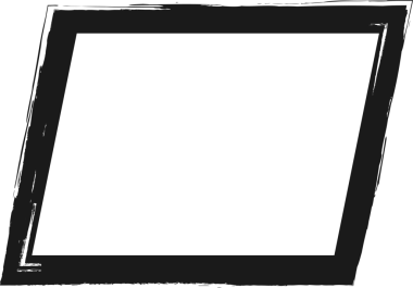 Saydam arkaplanda izole edilmiş metin için alanı olan Grunge fırça çerçevesi, PNG illüstrasyonu