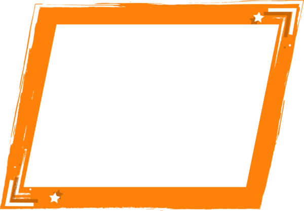 Saydam arkaplanda izole edilmiş metin için alanı olan Grunge fırça çerçevesi, PNG illüstrasyonu