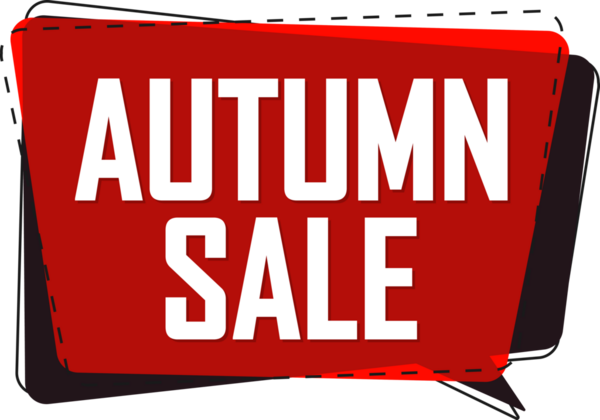 Sonbahar Satışı, PNG izole afişi