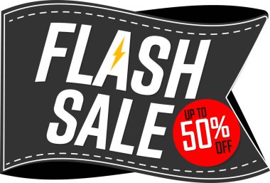 flaş indirimli bayrak, indirim etiketi 