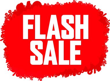 flaş indirimli bayrak, indirim etiketi 